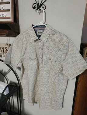 Men's Flag & Anthem Shirt Size Large